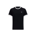 Fred Perry Black Cotton T-Shirt