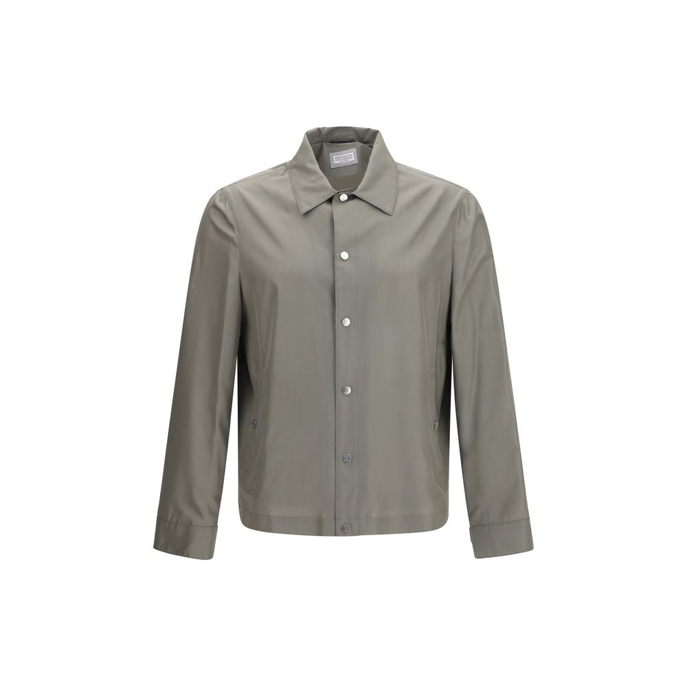 Brunello Cucinelli Bicolor Silk Jacket