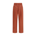 Brunello Cucinelli Orange Cotton Casual Pants