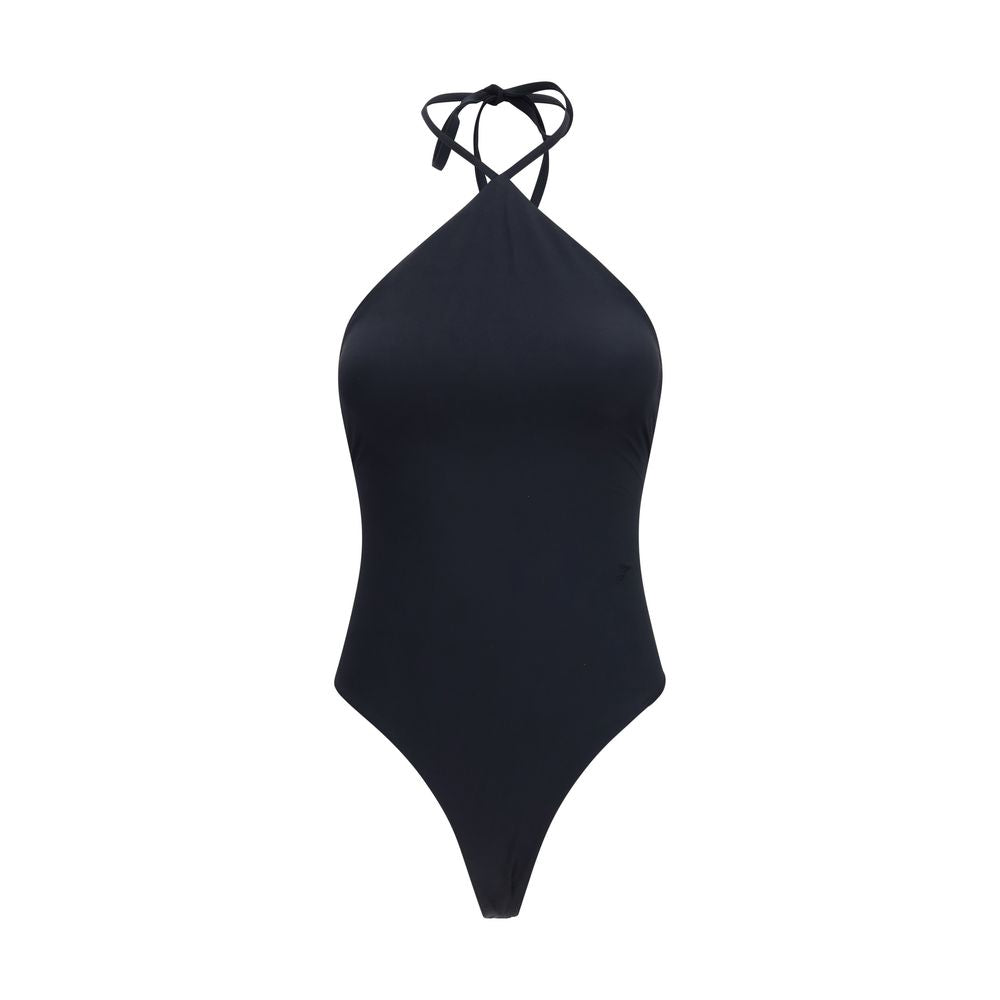 Jacquemus Black Polyamide One-Piece Swimsuit