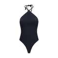 Jacquemus Black Polyamide One-Piece Swimsuit