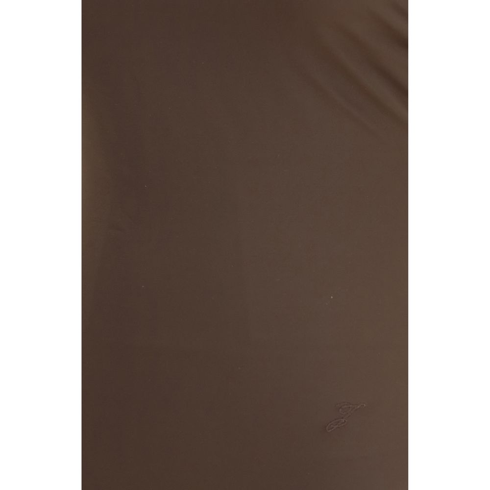 Jacquemus Brown Polyamide One-Piece Swimsuit