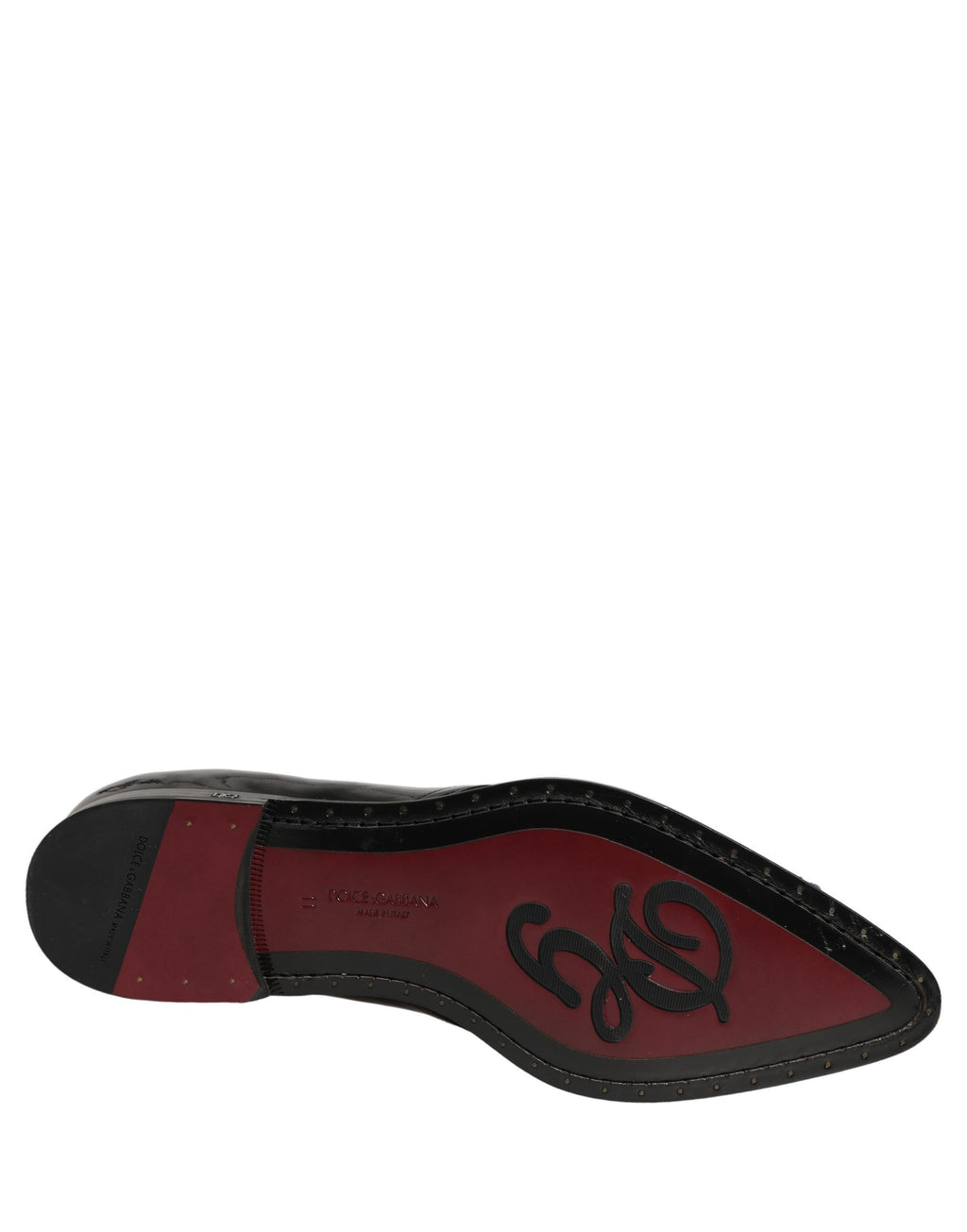 Dolce & Gabbana Black Embellished Derby Dress Formal Shoes
