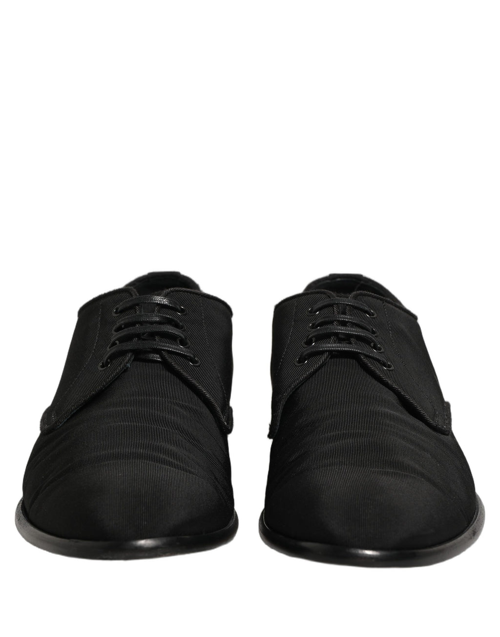 Dolce & Gabbana Black Suede Lace Up Derby Dress Formal Shoes