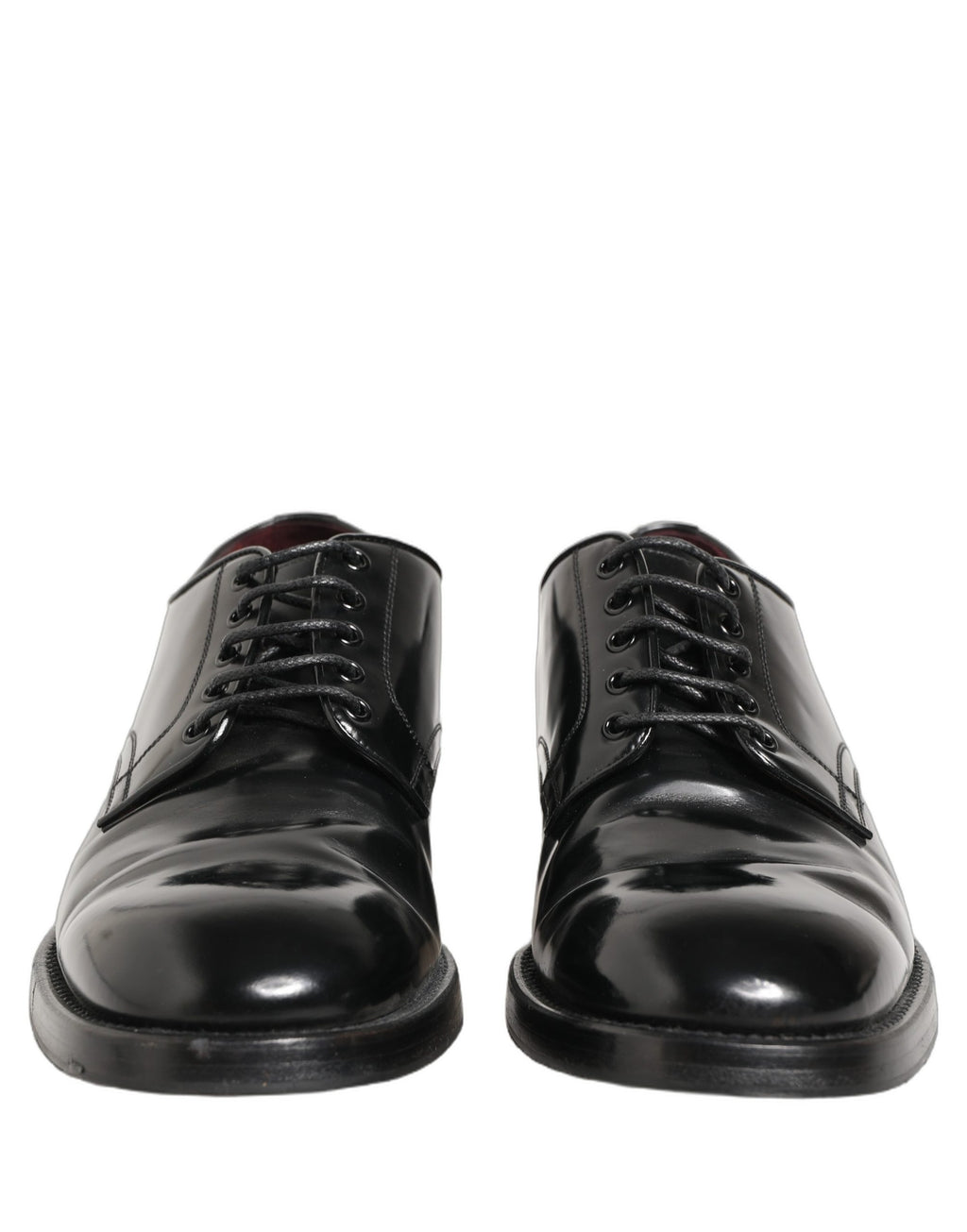 Dolce & Gabbana Black Leather Lace Up Derby Dress Formal Shoes