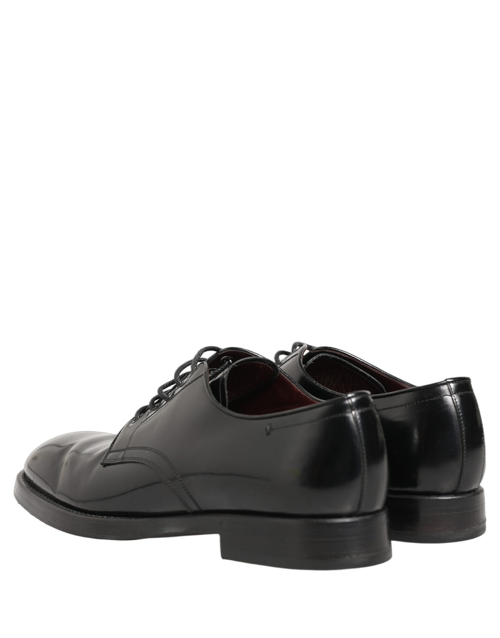 Dolce & Gabbana Black Leather Lace Up Derby Dress Formal Shoes