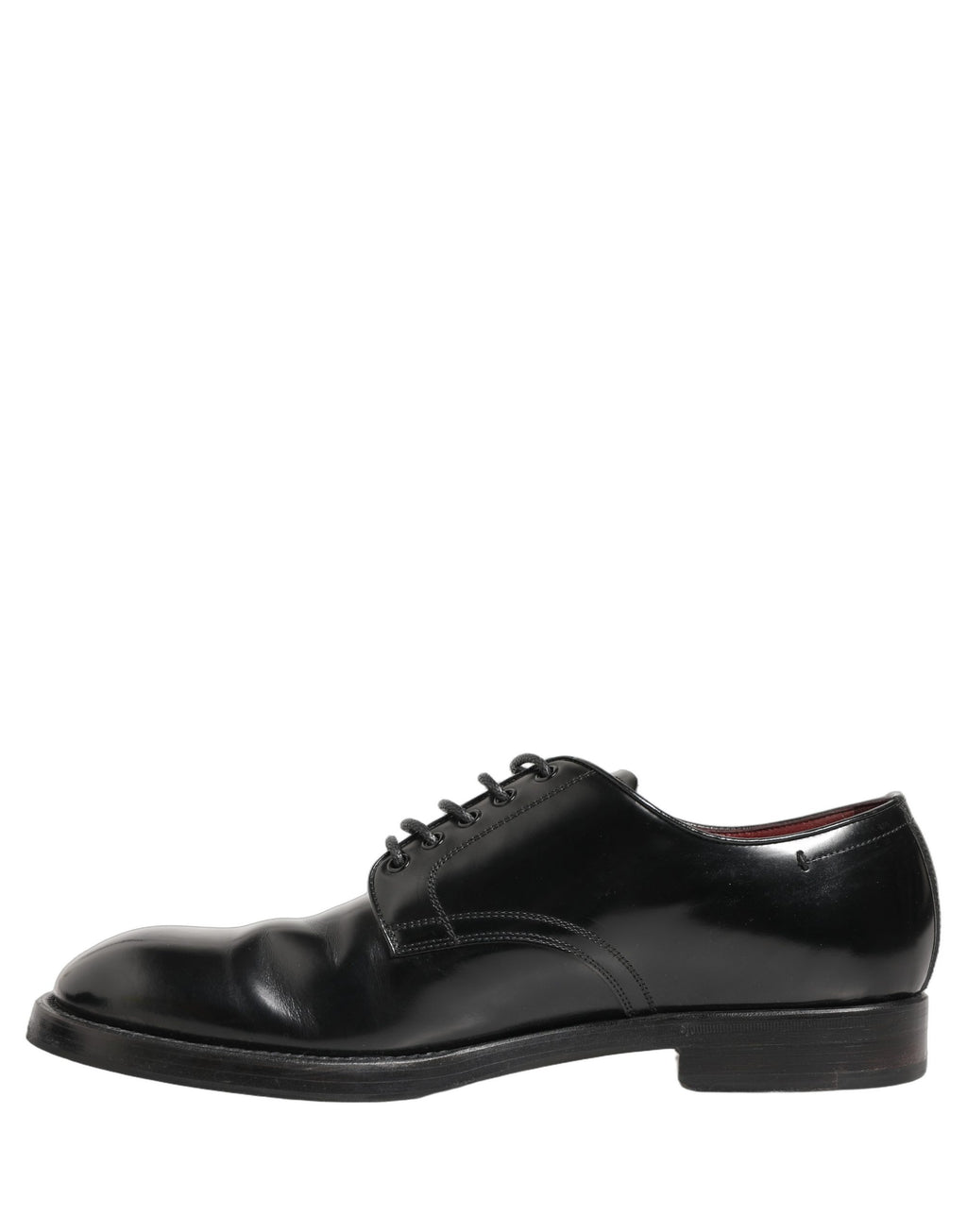 Dolce & Gabbana Black Leather Lace Up Derby Dress Formal Shoes