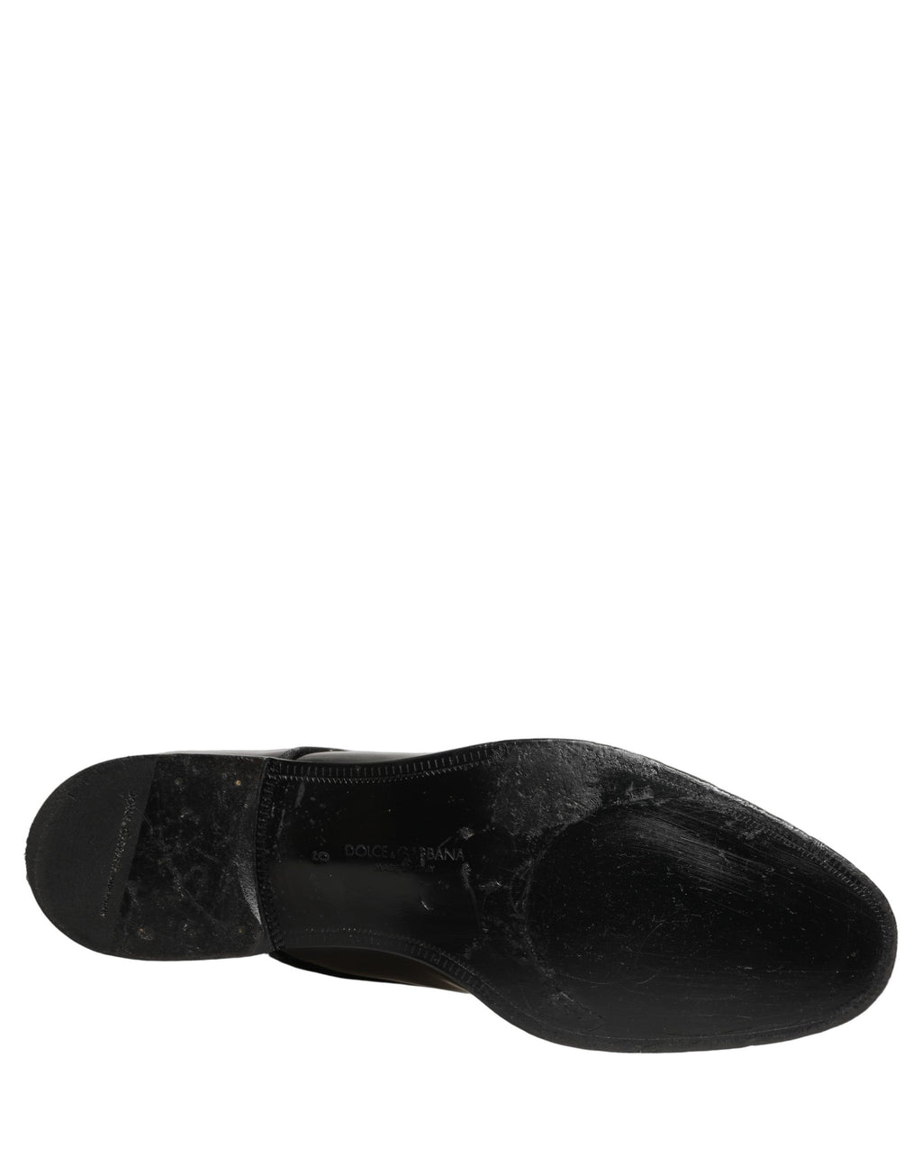 Dolce & Gabbana Black Leather Lace Up Derby Dress Formal Shoes