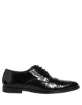 Dolce & Gabbana Black Leather Lace Up Derby Dress Formal Shoes