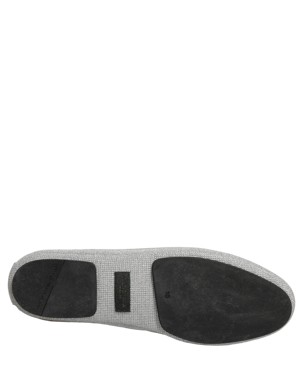 Dolce & Gabbana Gray Crown Rose Angel Embroidery Loafer Shoes