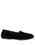 Dolce & Gabbana Green Velvet Slip On Men Flats Loafers Shoes