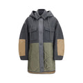 Max Mara Gray Wool Oves Aries Shell Jacket
