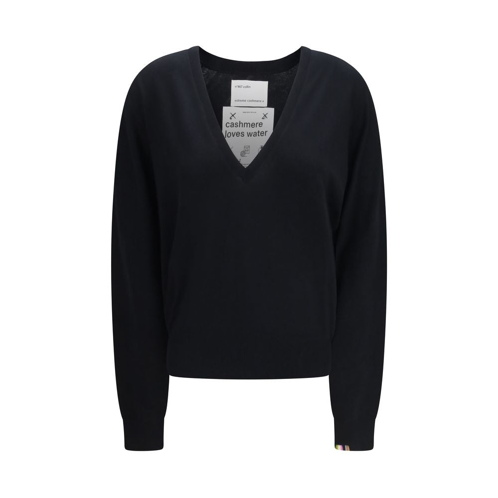 Extreme Cashmere Black Wool Oves Aries Sweatshirt