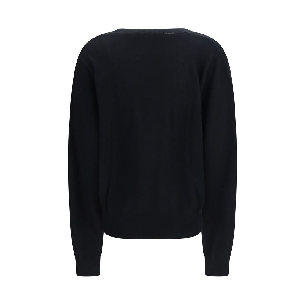 Extreme Cashmere Black Wool Oves Aries Sweatshirt