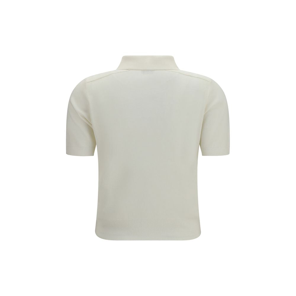 Burberry Beige Wool Oves Aries Polo Shirt