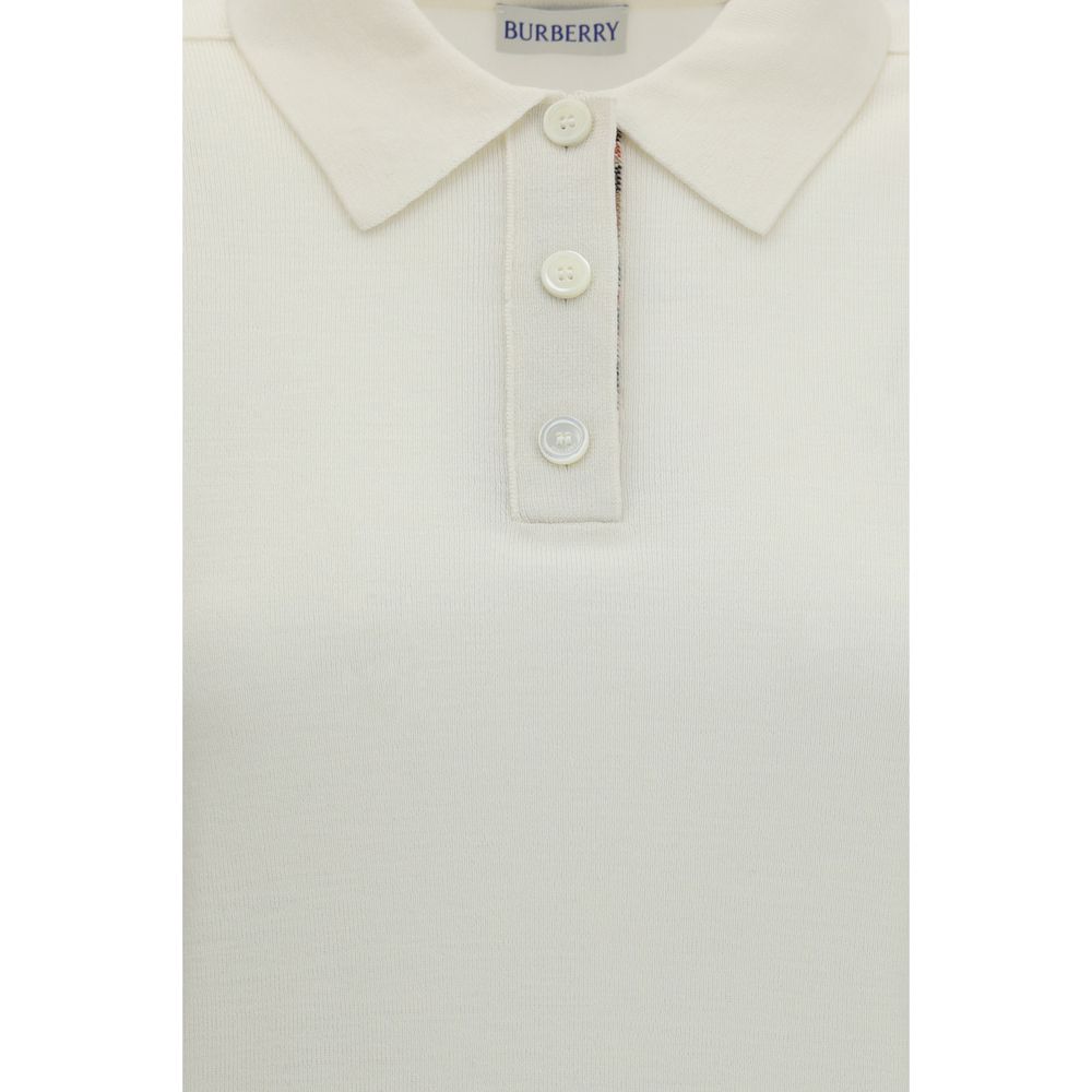 Burberry Beige Wool Oves Aries Polo Shirt