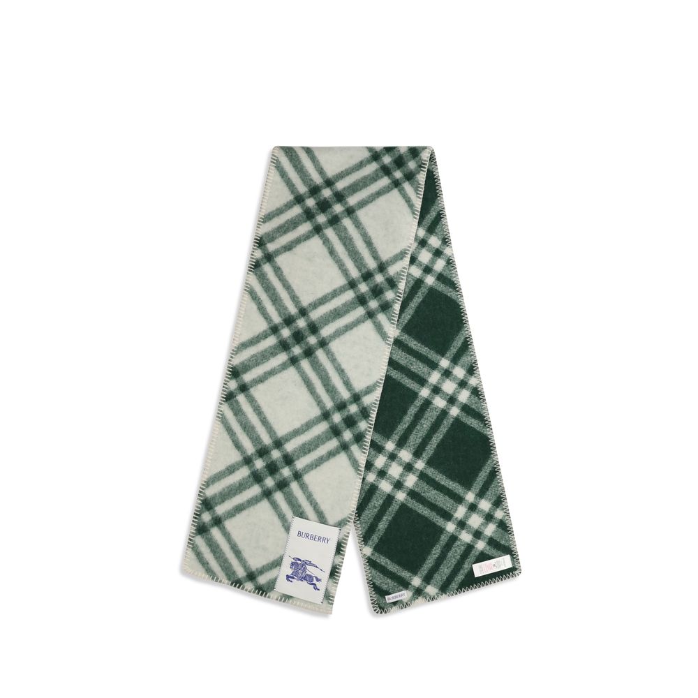 Burberry Bicolor Wool Oves Aries Scarf