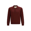 Valentino Garavani Bordeaux Wool Oves Aries Polo Shirt