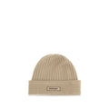 Burberry Beige Wool Oves Aries Beanie