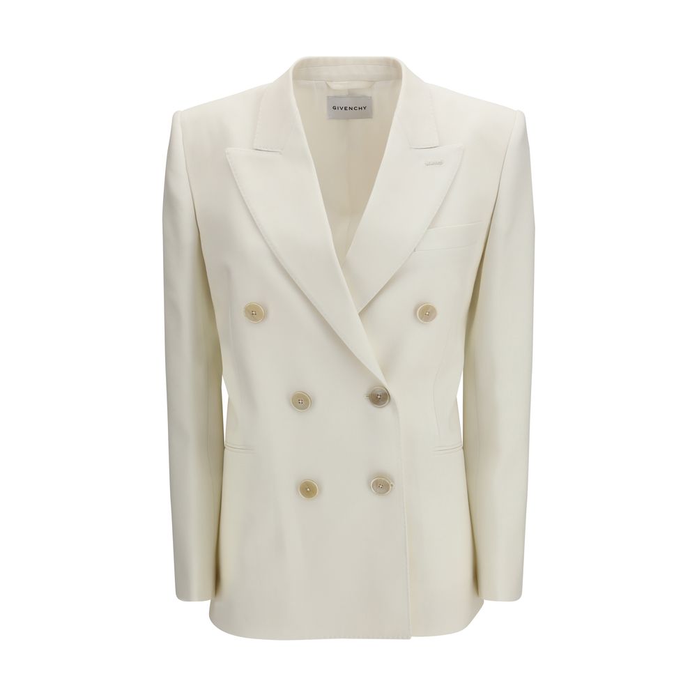 Givenchy White Wool Oves Aries Jacket
