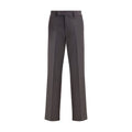 Fendi Brown Wool Oves Aries Dress Pants