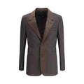 Fendi Brown Wool Oves Aries Blazer