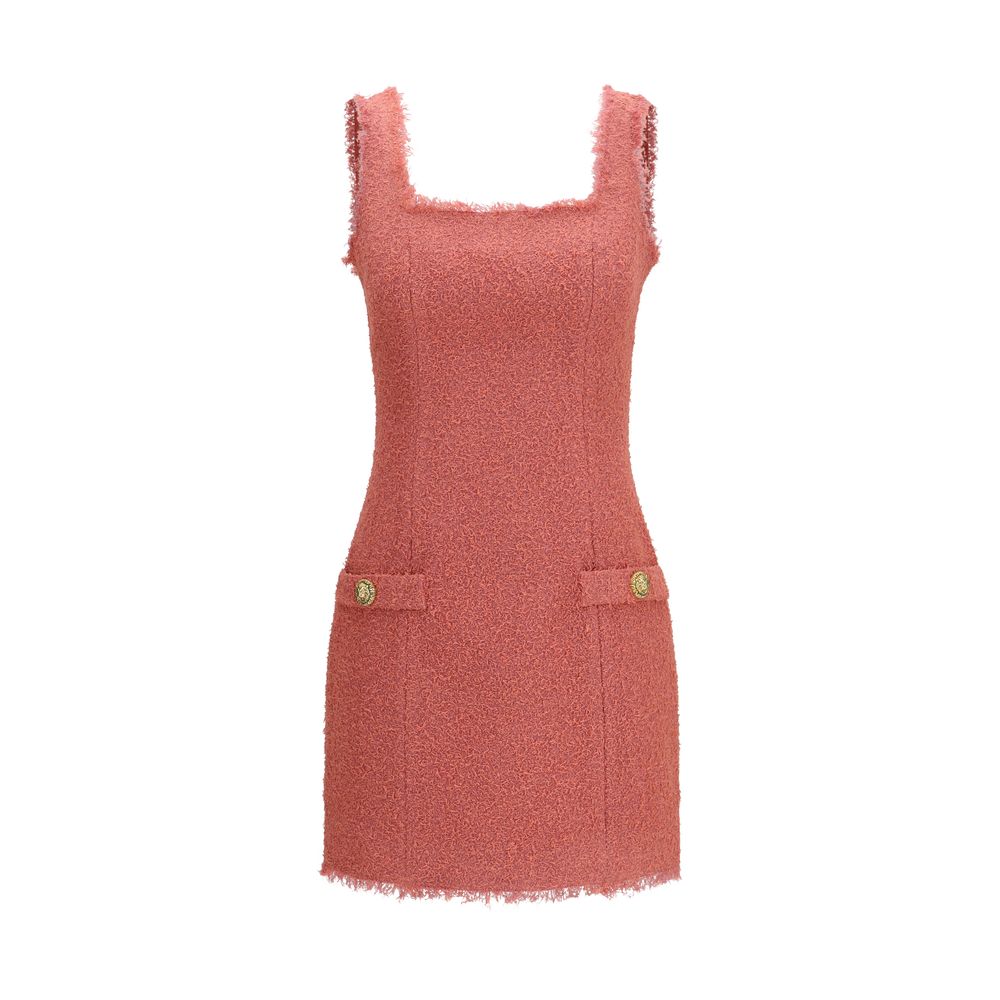 Balmain Multicolor Wool Oves Aries Casual Dress