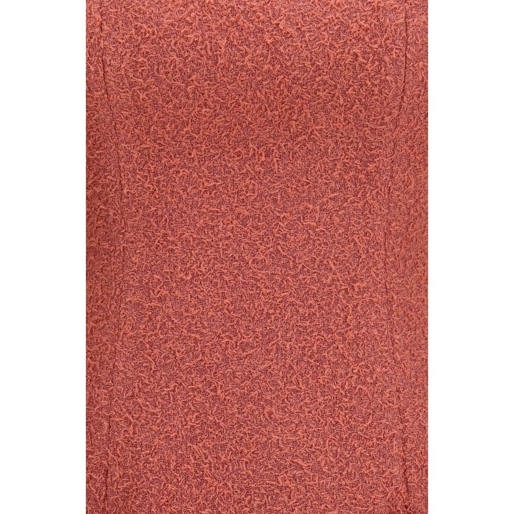 Balmain Multicolor Wool Oves Aries Casual Dress