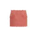 Balmain Multicolor Wool Oves Aries Mini Skirt