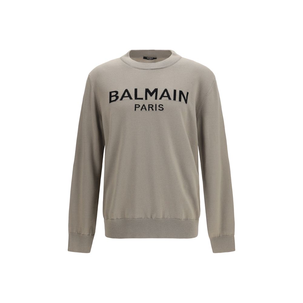 Balmain Bicolor Wool Oves Aries Sweatshirt