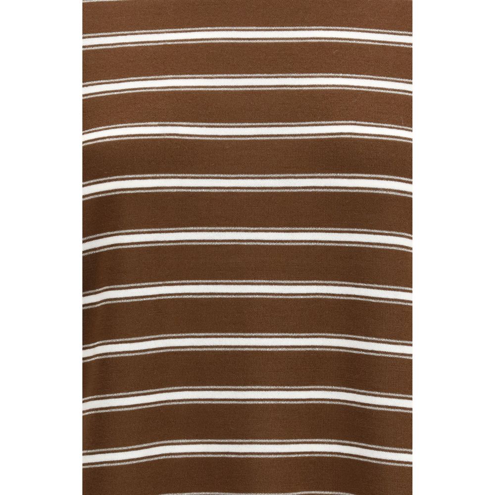 Brunello Cucinelli Beige Wool Oves Aries T-Shirt