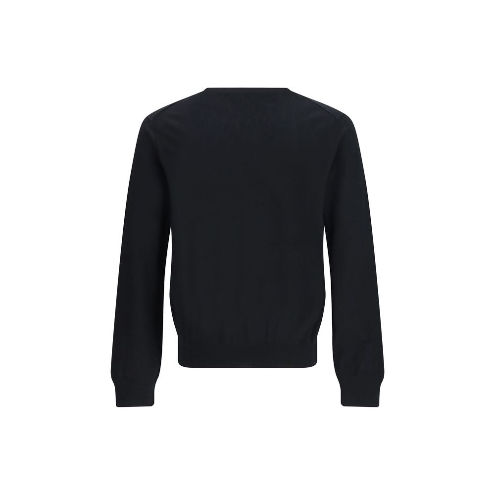 Aragona Cashmere Black Wool Oves Aries Sweatshirt