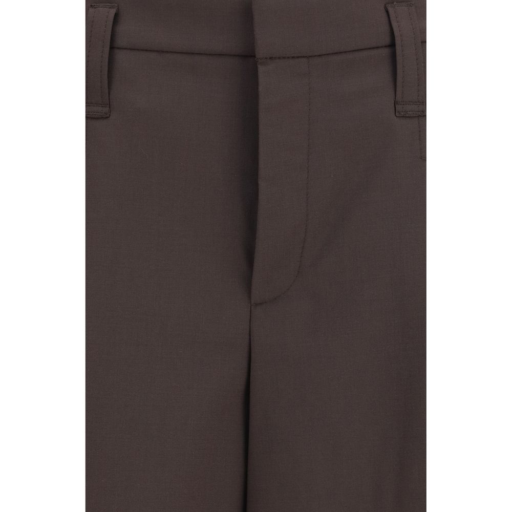 Brunello Cucinelli Brown Wool Oves Aries Bermuda Shorts
