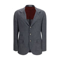 Brunello Cucinelli Gray Wool Oves Aries Blazer