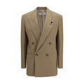 Lardini Beige Wool Oves Aries Blazer