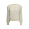 Maison Kitsuné Beige Wool Oves Aries Sweatshirt