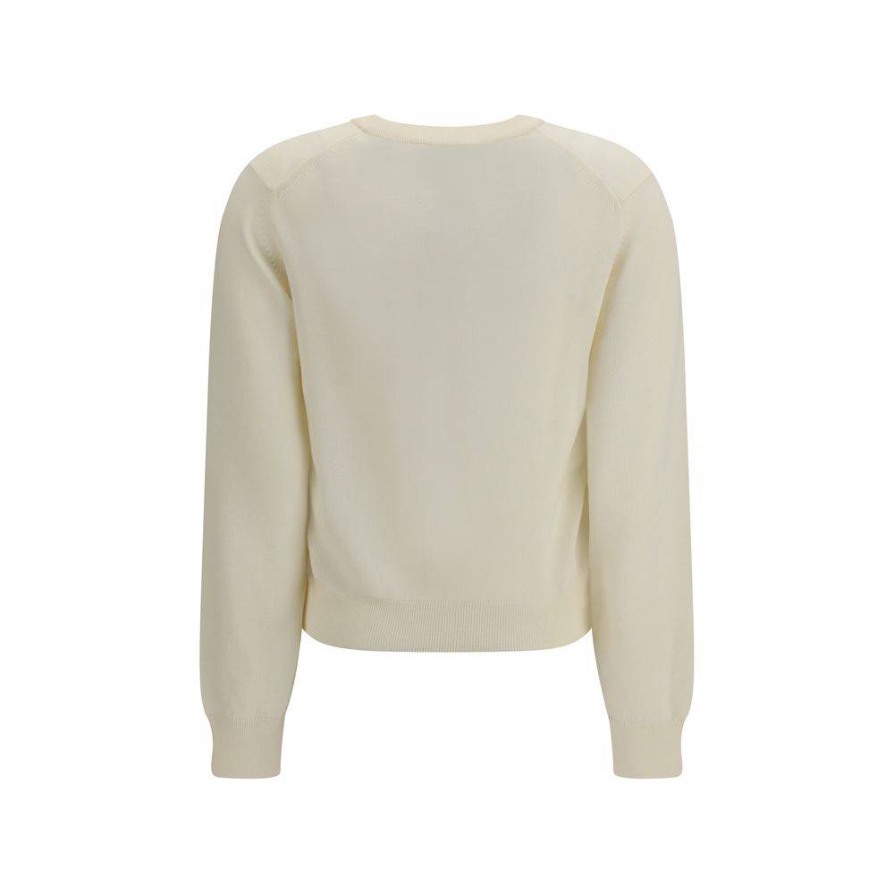 Maison Kitsuné Beige Wool Oves Aries Sweatshirt