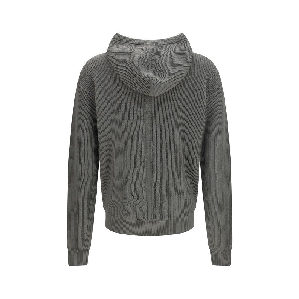 Rick Owens Bicolor Wool Oves Aries Hoodie