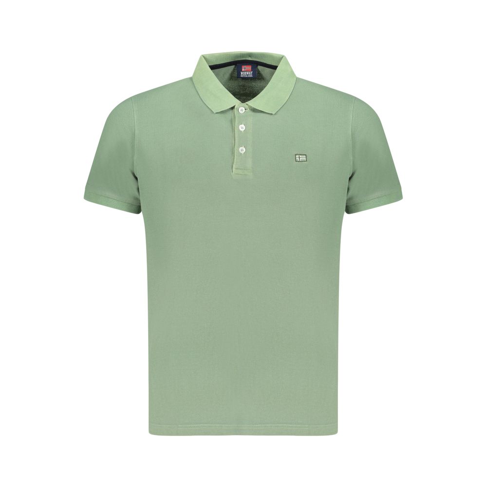Norway 1963 Verde Cotton Men's Polo