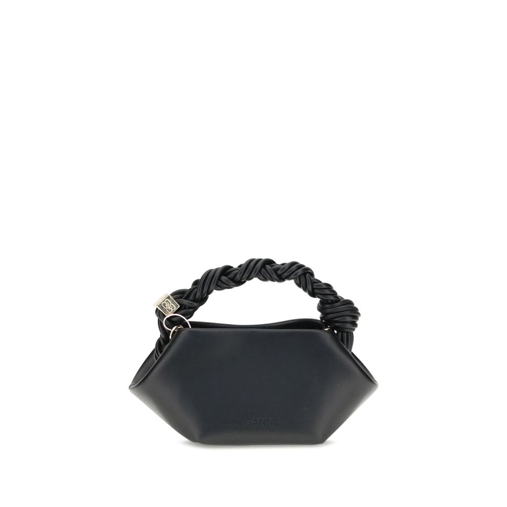 Ganni Black Leather Shoulder Bag