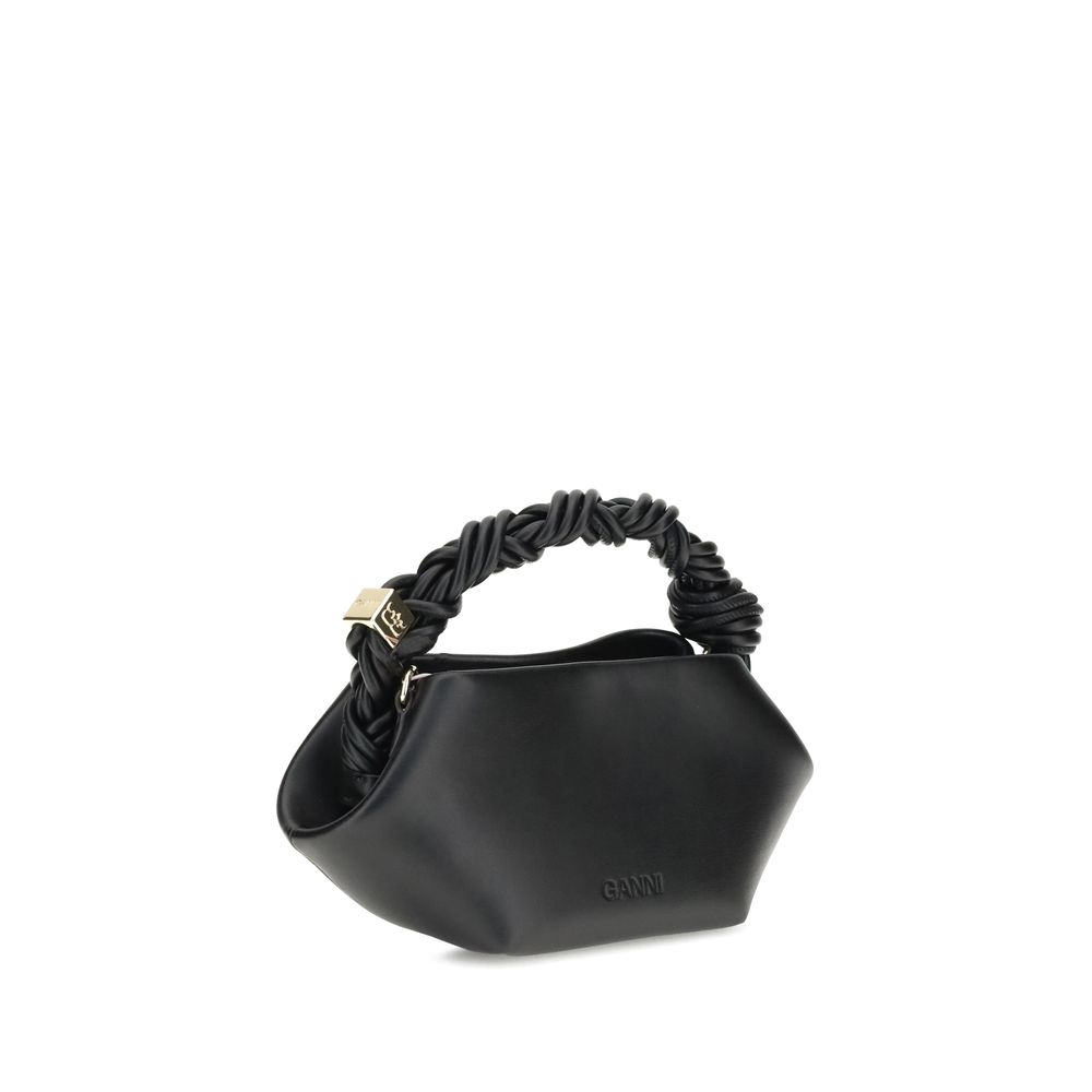 Ganni Black Leather Shoulder Bag