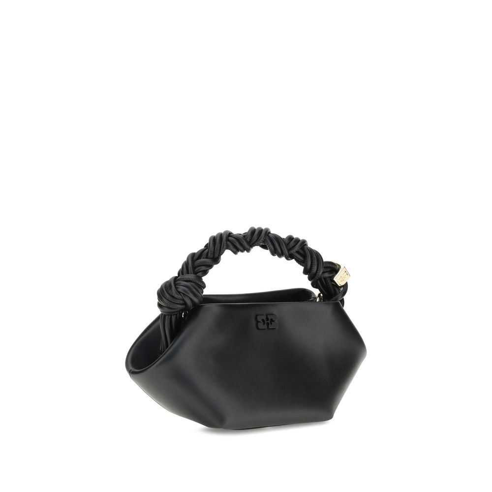 Ganni Black Leather Shoulder Bag