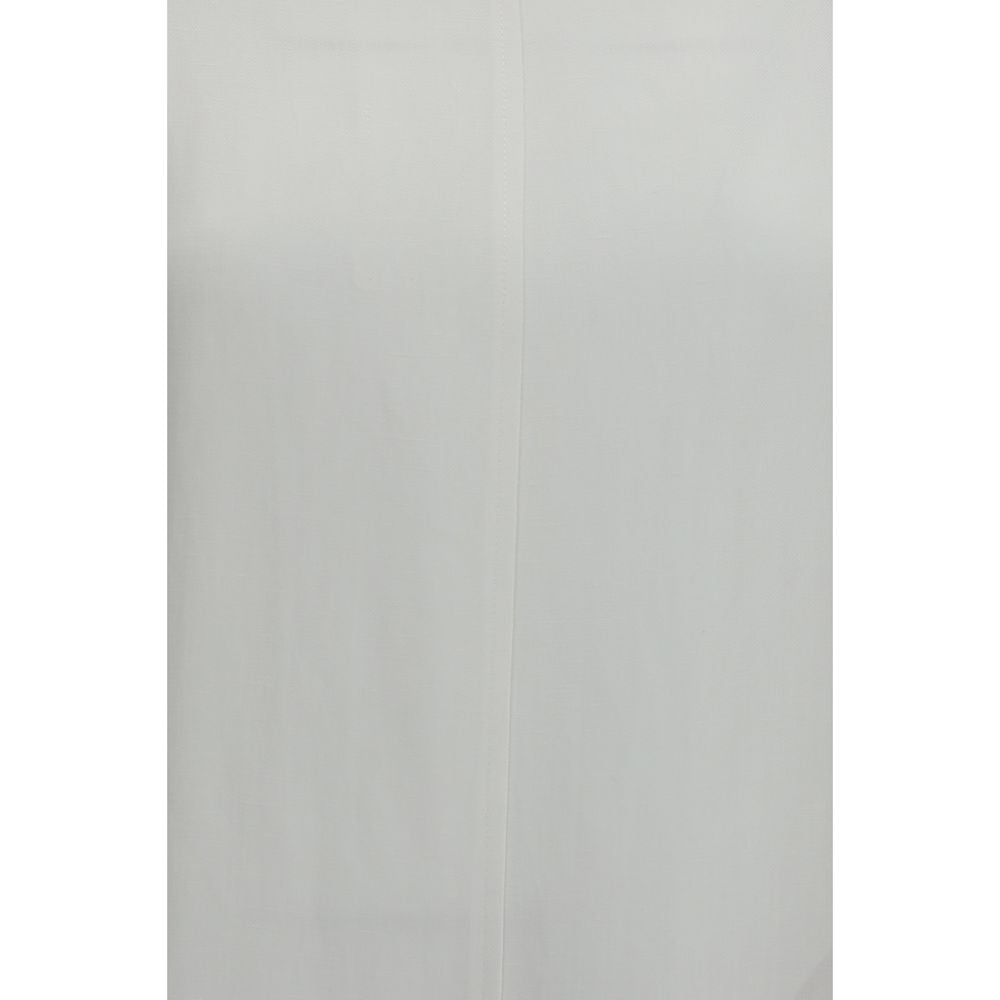 Brunello Cucinelli White Viscose Casual Dress