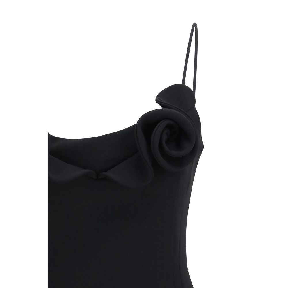 Magda Butrym Black Wool Oves Aries Casual Dress