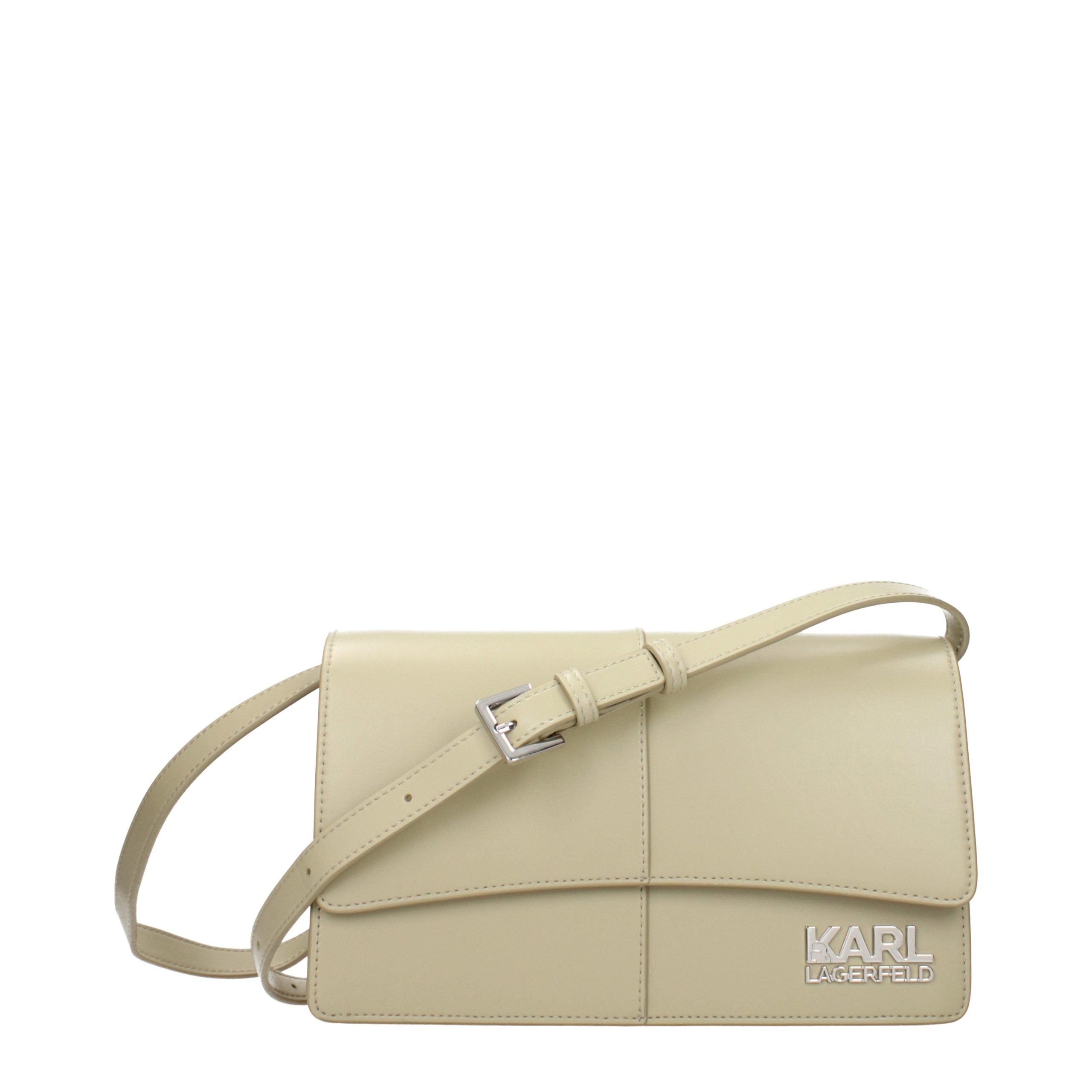 Karl Lagerfeld Green Polyethylene Crossbody Bag