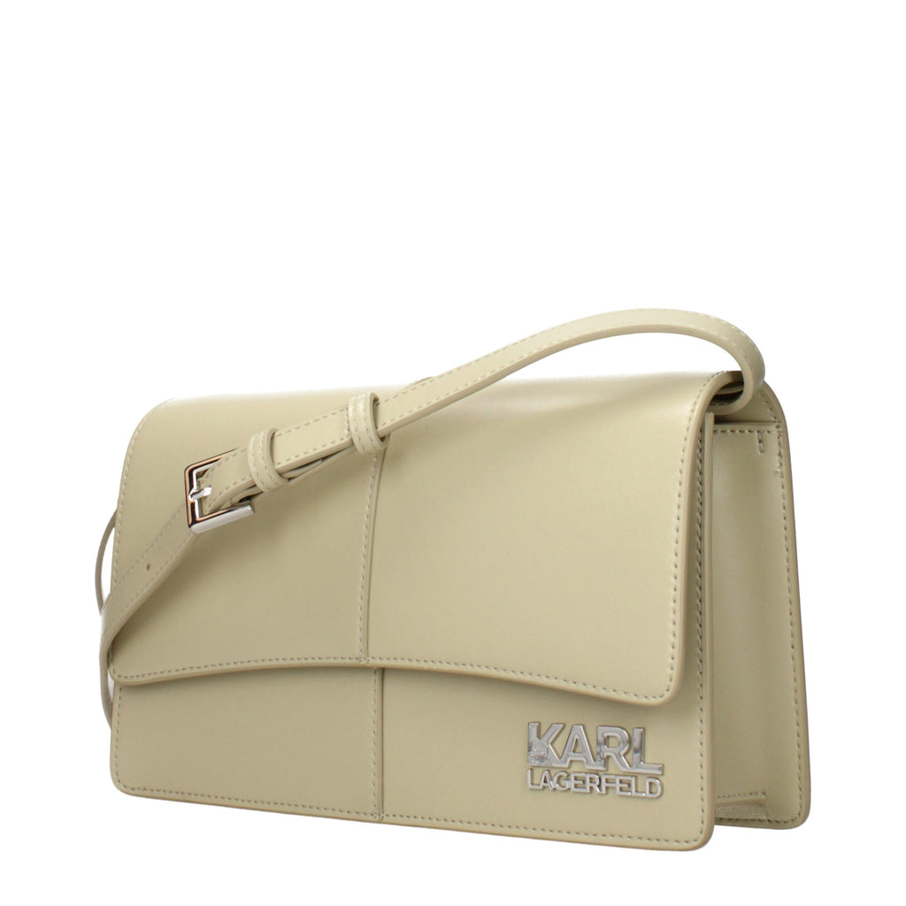 Karl Lagerfeld Green Polyethylene Crossbody Bag