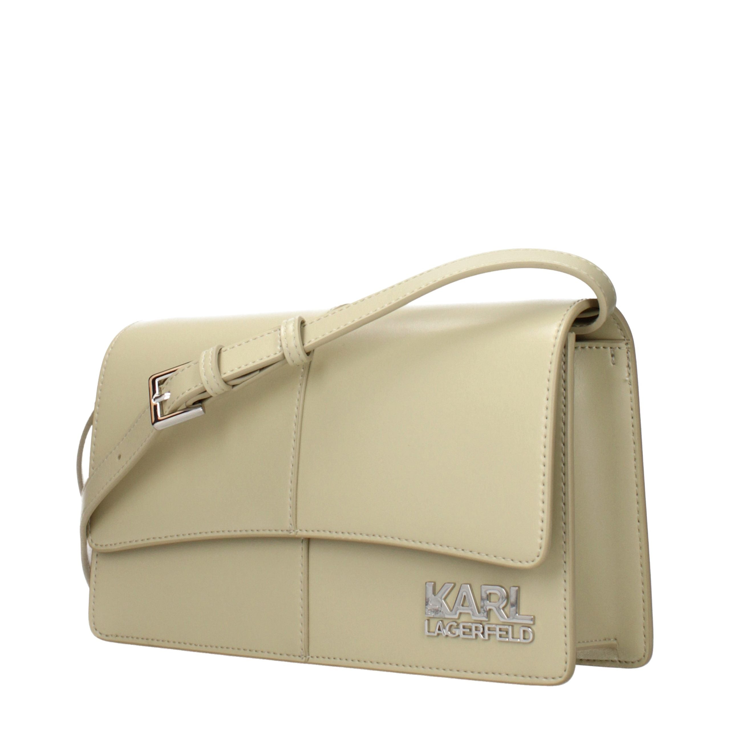 Karl Lagerfeld Green Polyethylene Crossbody Bag