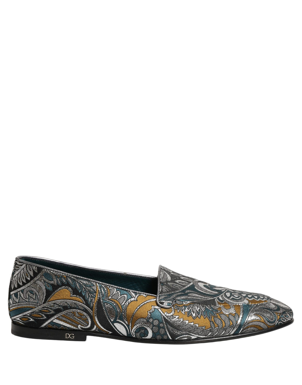 Dolce & Gabbana Multicolor Paisley Brocade Men Loafers Shoes