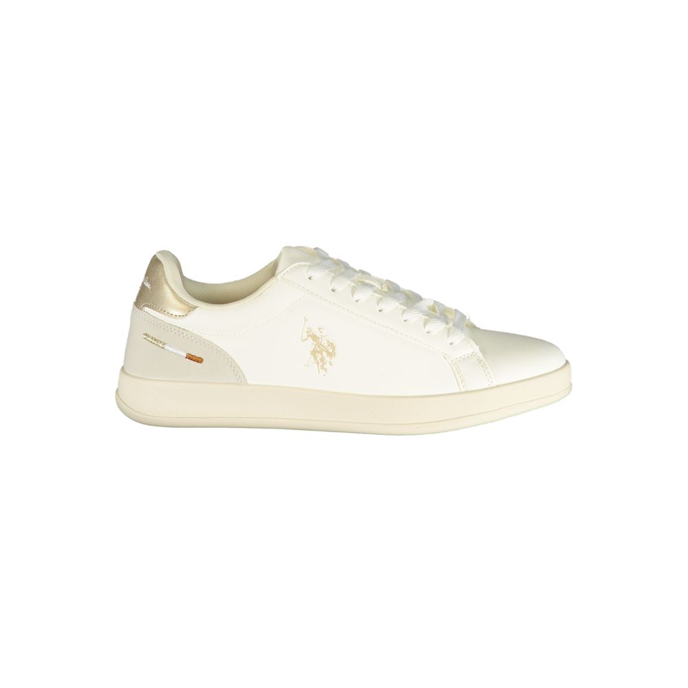 U.S. POLO ASSN. Beige Polyurethane Women's Sneaker