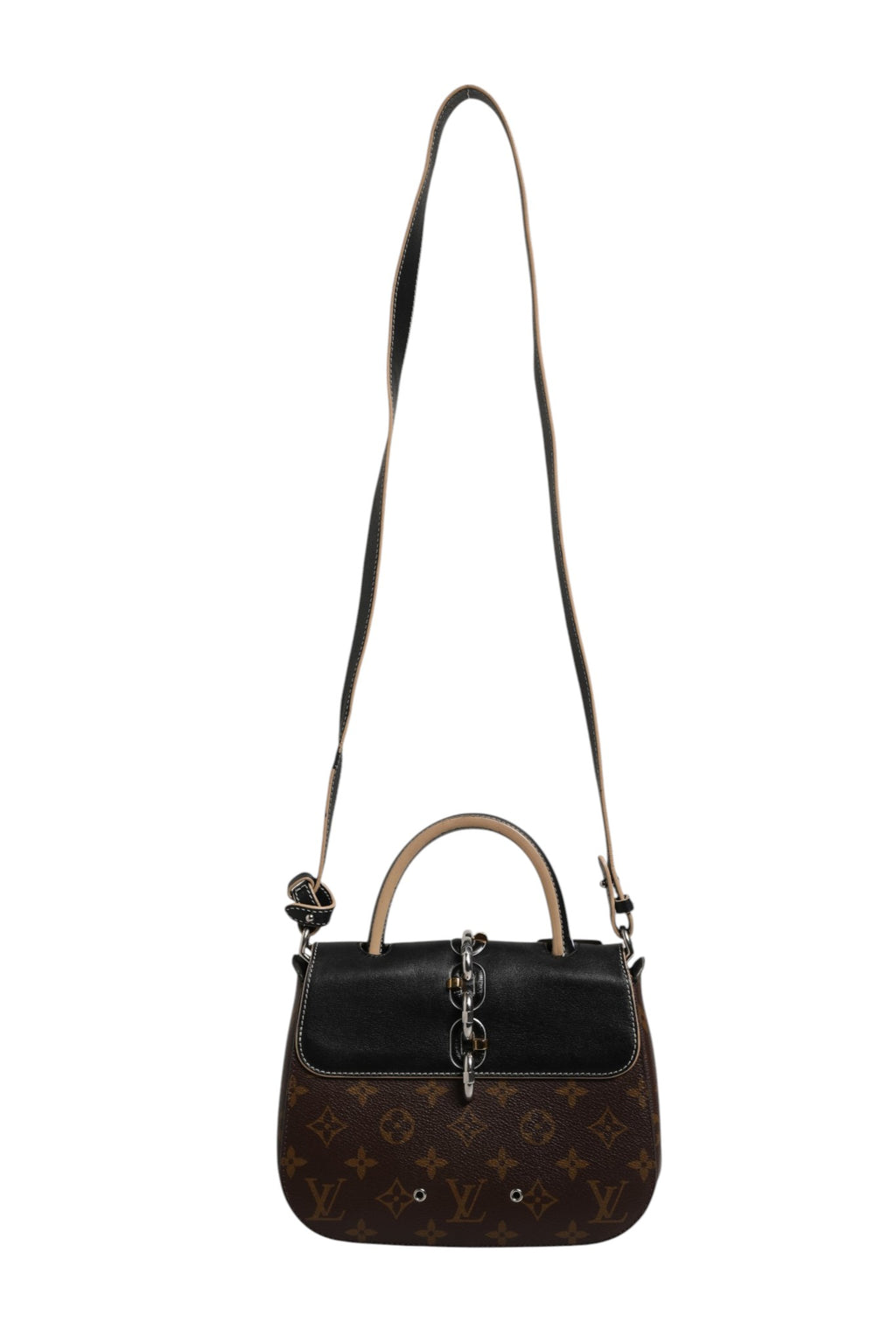 Louis Vuitton Calfskin Monogram Chain It Bag PM Black